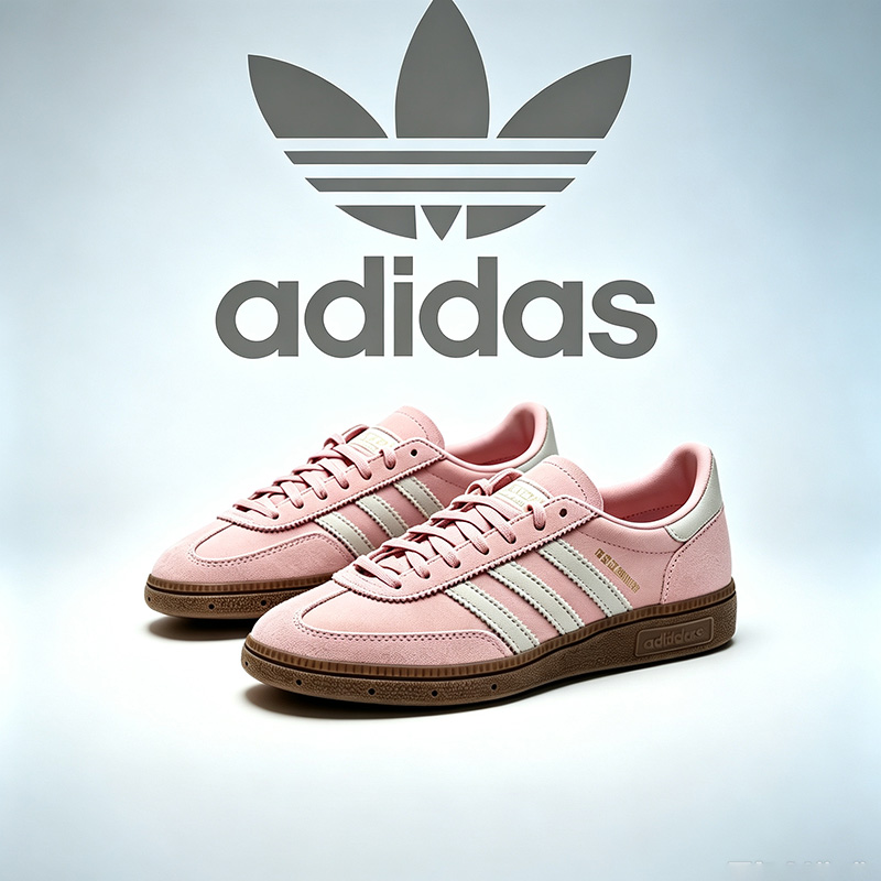 Adidas Shoes Gazelle - รองเท้าผ้าใบลายใบโคลเวอร์ของแท้จาก Adidas สำหรับผู้หญิง เหมาะสำหรับกีฬาฤดูร้อนและแฟชั่นลำลอง สีชมพู รุ่น