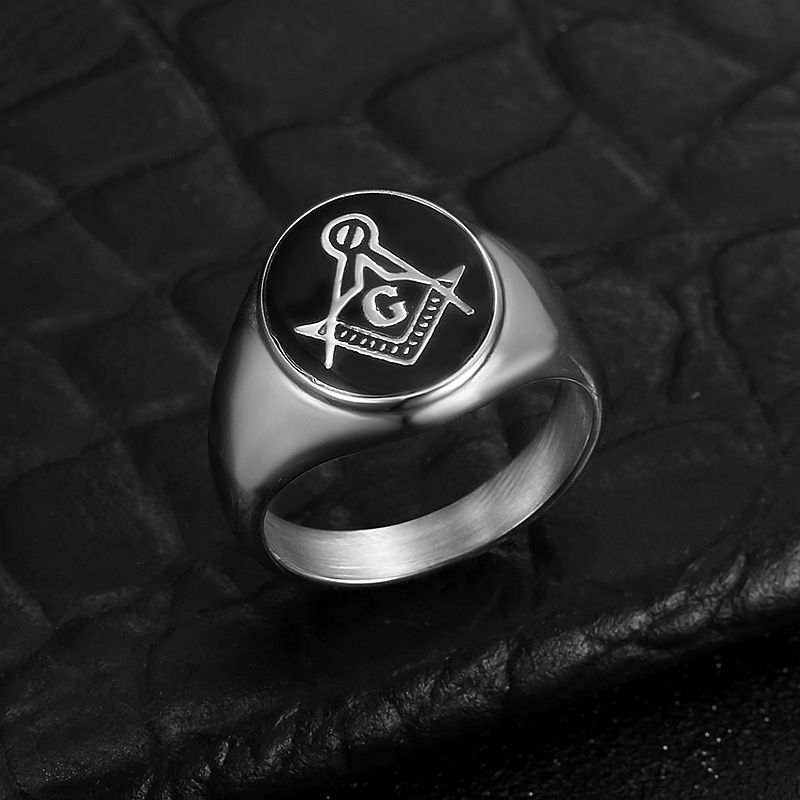 แหวนผู้ชายสไตล์วินเทจ ทำจากสแต - Initial Ring Custom บทวิจารณ์และราคา
