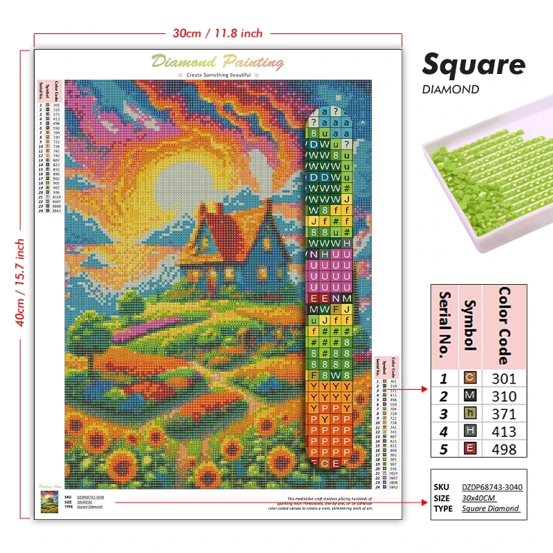 ชุดภาพวาดเพชรโมเสก DIY ลายภาพเ - Photo Mosaic Print บทวิจารณ์และราคา