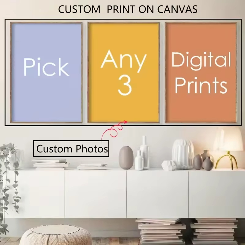 โปสเตอร์ผ้าใบแบบกำหนดเอง 3 ชิ้ - Pet Portrait Custom บทวิจารณ์และราคา