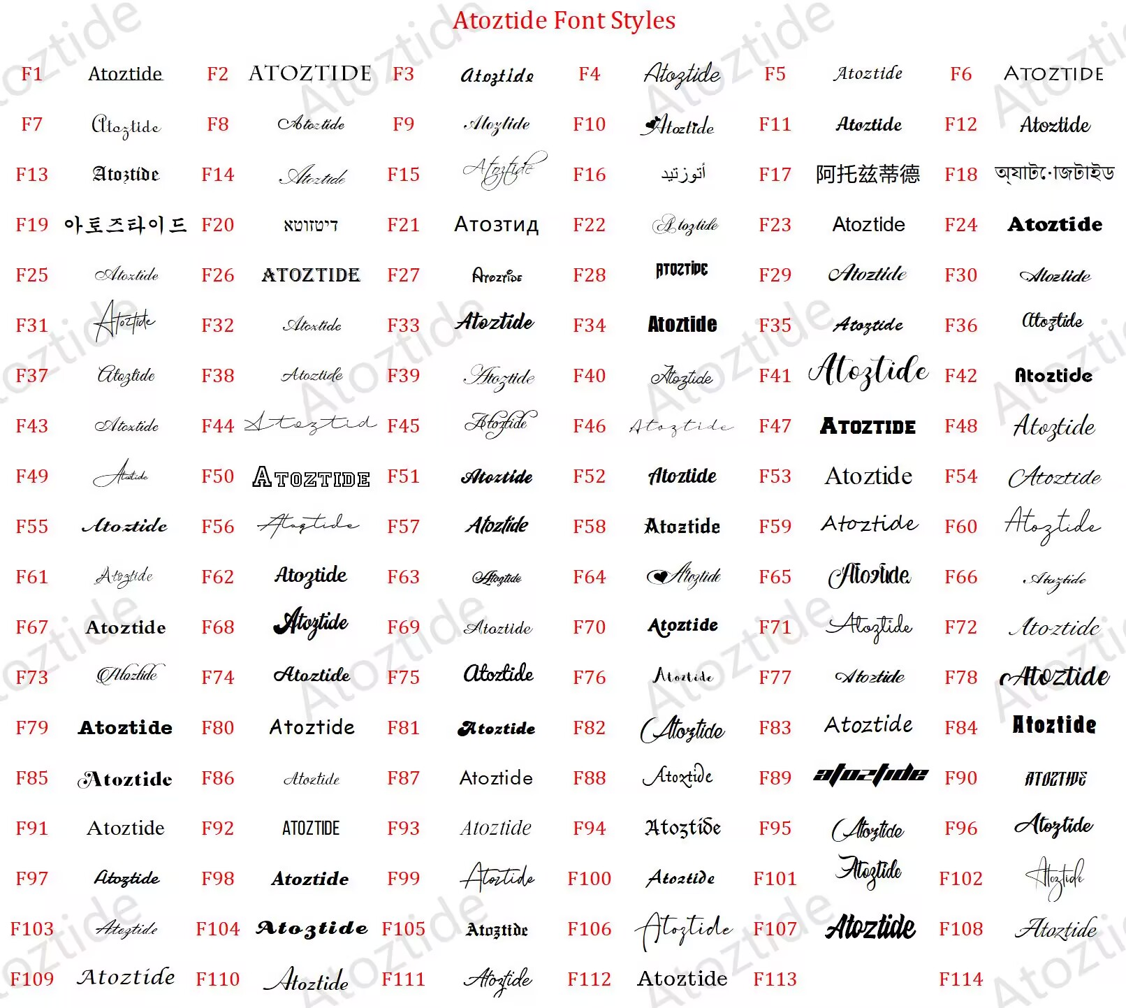 Atoztide สร้อยคอชื่อที่กำหนดเอ - Birth Flower Necklace บทวิจารณ์และราคา