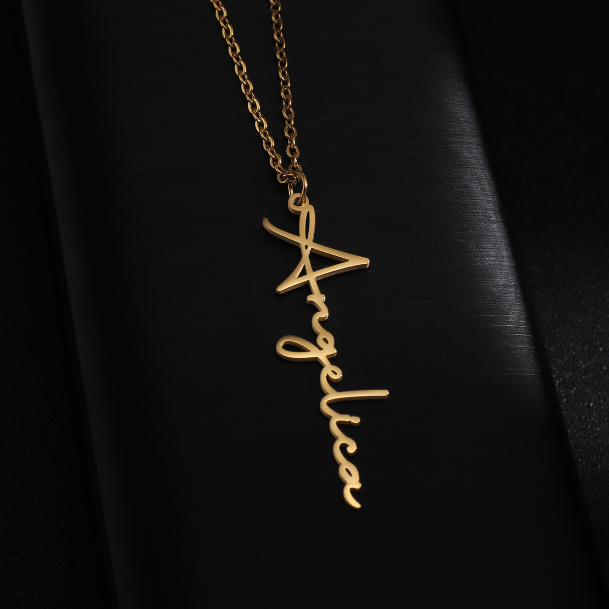 Atoztide สร้อยคอชื่อที่กำหนดเอ - Birth Flower Necklace บทวิจารณ์และราคา